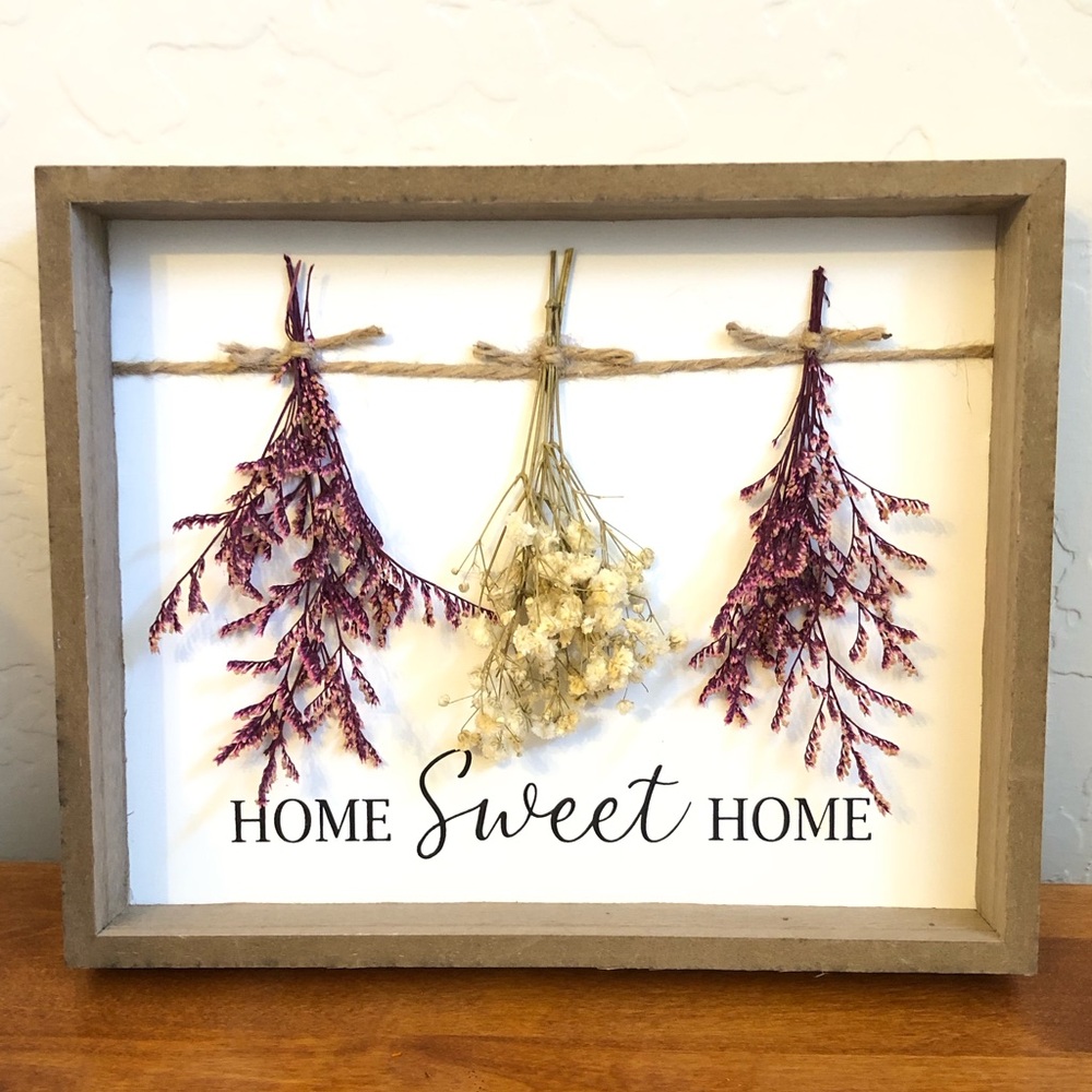 ❌Table Wall Decor Accent “Home Sweet Home” Multicolor